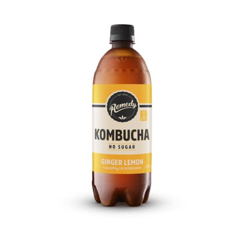 Ginger Lemon Kombucha