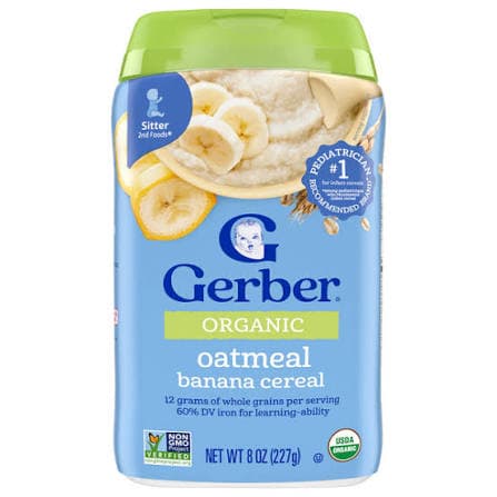 Oatmeal Banana Baby Cereal 